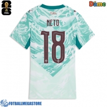 Fotballdrakt Dame Portugal Pedro Neto #18 Bortedrakt VM 2026 Kortermet